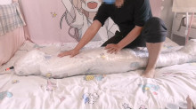 温度MAX 布団ラップミイラ
